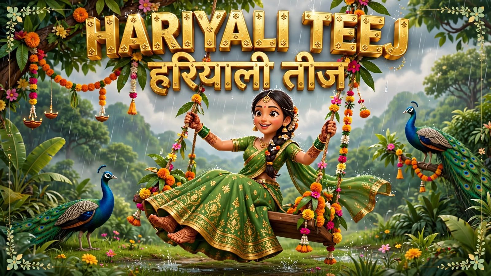 Hariyali Teej in India : A Beautiful Celebration at Khatu Shyam Temple lucknow