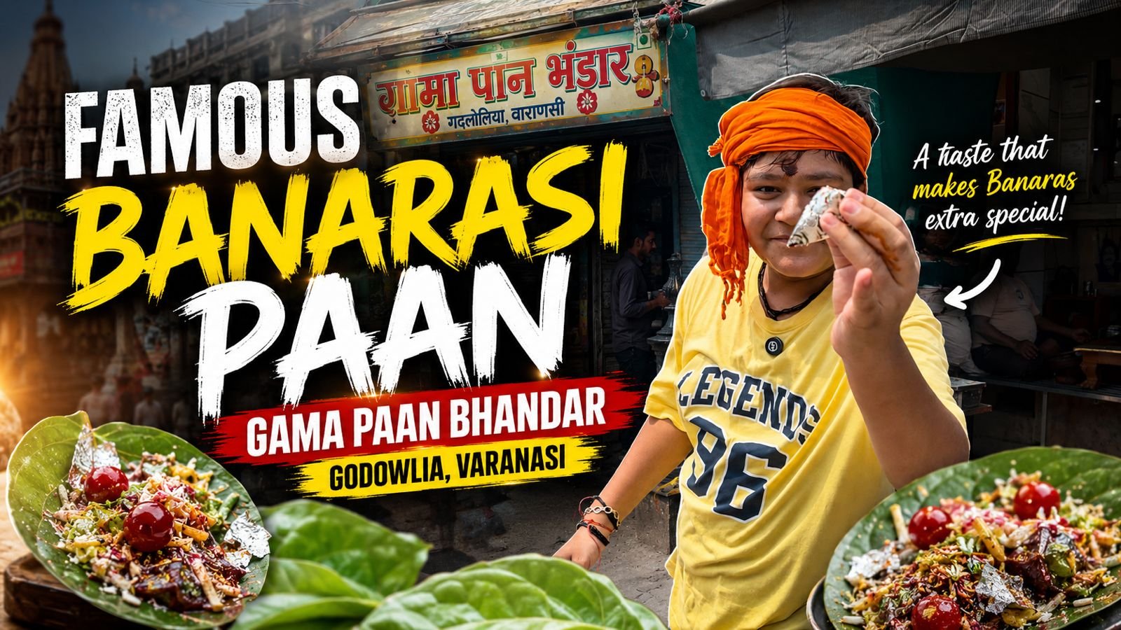 गदौलिया, बनारस के मशहूर गामा पान भंडार